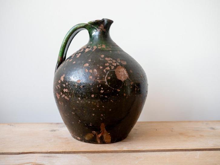 Schitterende antieke Franse kruik, Antiek en Kunst, Antiek | Keramiek en Aardewerk, Ophalen of Verzenden