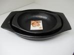 2 Black Pottery Colombiaanse ovenschalen Wereldwinkel, Huis en Inrichting, Verzenden, Zo goed als nieuw