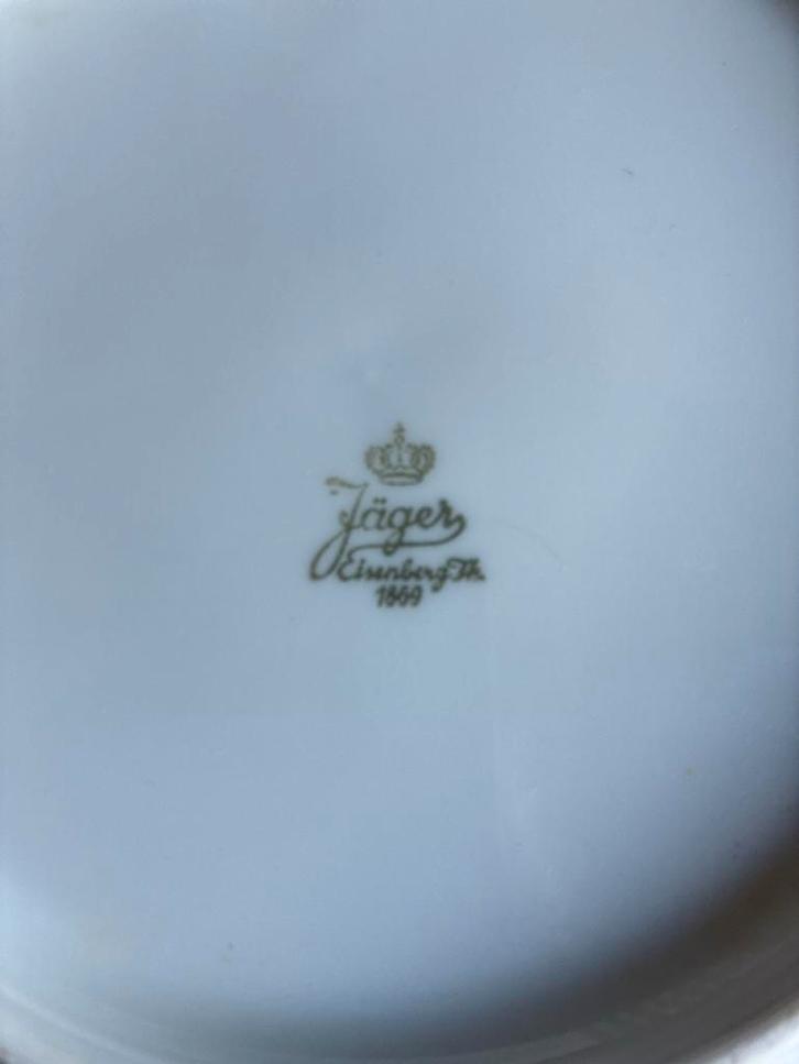 Vintage Jaeger Saxen blauw servies onderdelen, Huis en Inrichting, Keuken | Servies, Zo goed als nieuw, Overige typen, Overige stijlen