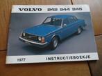 Instructieboek Volvo 242, Volvo 244, Volvo 245 1976 model 77, Verzenden