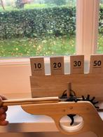 Houten Speelgoed Pistool met Schietschijf, Ophalen of Verzenden, Zo goed als nieuw, Jongen of Meisje