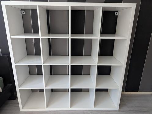 Kallax kast 4x4, Huis en Inrichting, Kasten | Wandmeubels, Gebruikt, Minder dan 150 cm, 25 tot 50 cm, Ophalen