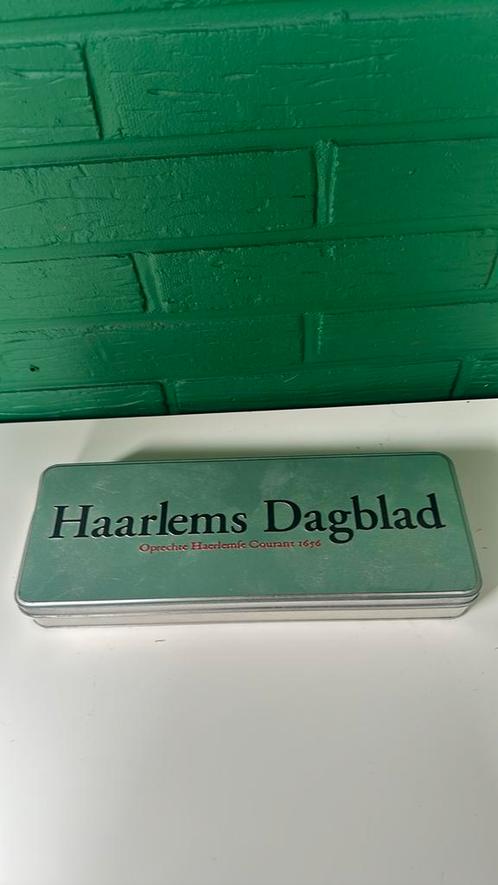 Metalen blik Haarlems Dagblad – laatste krant 20e eeuw, Verzamelen, Tijdschriften, Kranten en Knipsels, Krant, Ophalen of Verzenden