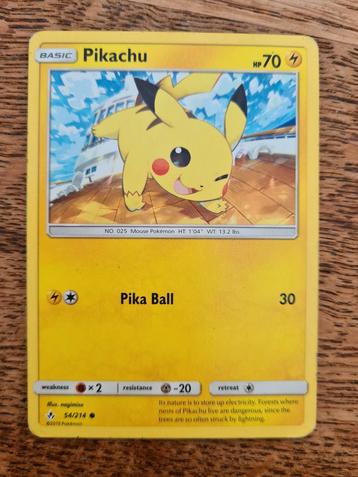 Pokemon kaart PIKACHU 54/214 beschikbaar voor biedingen