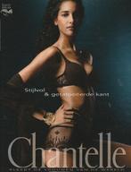 retro reclame 2003 Chantelle lingerie zwart kant & slipje, Verzenden, Overige typen