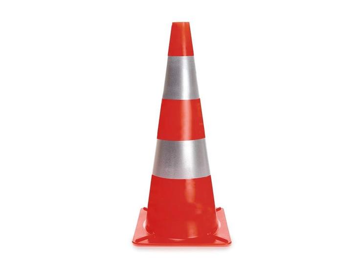 Verkeerskegel Pion Pylon met 2 reflecterende stroken 50 cm, Auto diversen, Auto-accessoires, Nieuw, Ophalen of Verzenden