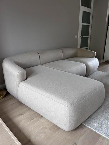 Westwing Sofia modulaire hoekbank lichtbeige + fauteuil beschikbaar voor biedingen