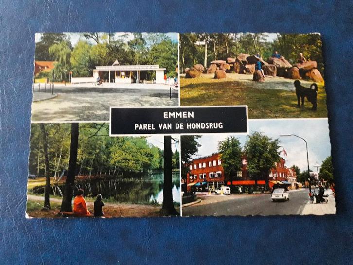 Emmen Parel van de Hondsrug (17) 4-luik, Verzamelen, Ansichtkaarten | Nederland, Gelopen, Drenthe, 1960 tot 1980, Ophalen