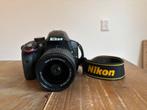 Nikon D3300 spiegelreflexcamera + twee lenzen & accessoires, Ophalen, Spiegelreflex, Zo goed als nieuw, Nikon