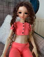 Minifee bjd doll (recast)met kleding en pruik, Verzamelen, Ophalen of Verzenden, Zo goed als nieuw, Pop