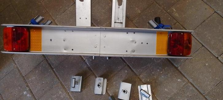 Twinny load fietsen drager, Auto diversen, Fietsendragers, Gebruikt, Trekhaakdrager, 2 fietsen, Brede banden, Elektrische fiets