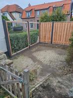 Gratis grijze beton klinkers ong 12m2, Tuin en Terras, Tegels en Klinkers, Ophalen, Gebruikt, Klinkers, 10 m² of meer
