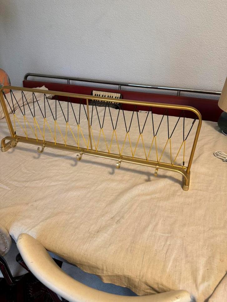 Wandkapstok,fifties,sixties, Rockabilly, vintage, Huis en Inrichting, Woonaccessoires | Kapstokken, Gebruikt, Wandkapstok, Minder dan 100 cm