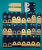 34 sets Epauletten, Rangemblemen Koninklijke Marine - MARNS, Verzamelen, Verzenden, Marine, Nederland, Embleem of Badge