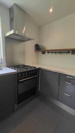 Keuken incl fornuis, oven, vaatwasser en koelkast, Huis en Inrichting, Ophalen, Gebruikt, U-keuken, Hoogglans of Gelakt