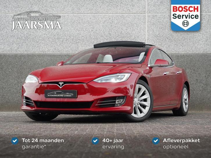 Tesla Model S 100D Enhanced Autopilot | Panoramadak | Carbon, Auto's, Tesla, Bedrijf, Te koop, Model S, 4x4, ABS, Achteruitrijcamera