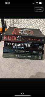 4x boek van Sebastian Fitzek, Boeken, Ophalen of Verzenden, Zo goed als nieuw
