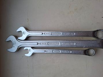Te koop NIEUW van GEDORE 3x ring/ steeksleutels beschikbaar voor biedingen