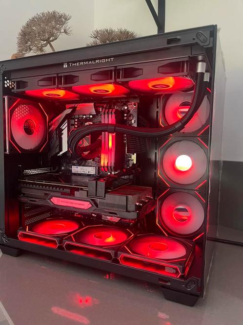 High-end 4K game pc RX 6800 32GB Full RGB watergekoeld, Computers en Software, Desktop Pc's, Zo goed als nieuw, 4 Ghz of meer