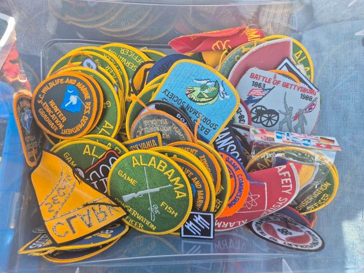 Grote Partij Patches - 100+ Stuks, Verzamelen, Overige Verzamelen, Gebruikt, Ophalen of Verzenden