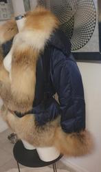 Winterjas, Kleding | Dames, Ophalen of Verzenden, Zo goed als nieuw, Blauw