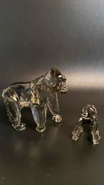 Swarovski gorilla met jong, Ophalen of Verzenden, Gebruikt, Figuurtje