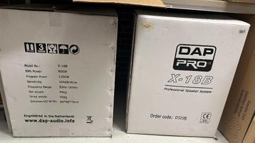 18" Subwoofer set | 600W | DAP X-18B | DEMOMODEL beschikbaar voor biedingen