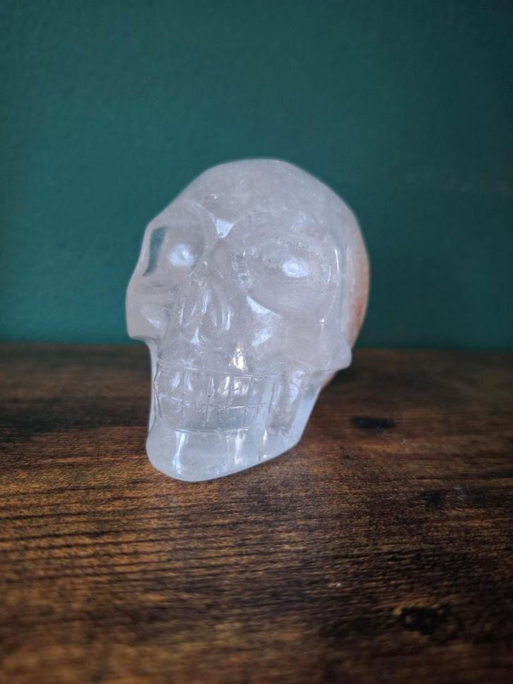 Skull bergkristal, Verzamelen, Mineralen en Fossielen, Verzenden