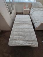 Troonz folding bed 90x200cm and pillow, Ophalen, Eenpersoons, Hout, 90 cm