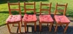 Ikea Ivar Stoelen - Set van 4 met of zonder kussens, Huis en Inrichting, Stoelen, Ophalen, Gebruikt, Overige kleuren, Vier