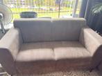 2 zits bank taupe grijs bruin stof, Ophalen, 150 tot 200 cm, Tweepersoons, 75 tot 100 cm