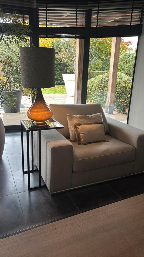 Fauteuils, Huis en Inrichting, Fauteuils, Gebruikt, Stof, 125 cm of meer, 100 tot 125 cm, Ophalen