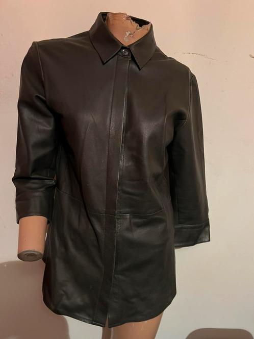 STEFANIE VEN ESCH blouse M  origineel ZGAN ECHT LEER, Kleding | Dames, Blouses en Tunieken, Zo goed als nieuw, Maat 38/40 (M)