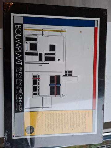 Rietveld Schröder Huis Bouwplaat/Maquette 1983. Nog in folie beschikbaar voor biedingen