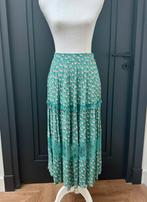 Elisabetta Franchi viscose groenblauwe print rok mt 36 - S, Elisabetta Franchi, Ophalen of Verzenden, Zo goed als nieuw, Roze