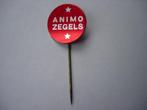 Speldje van ANIMO zegels (rood), Verzamelen, Verzenden, Zo goed als nieuw, Merk, Speldje of Pin