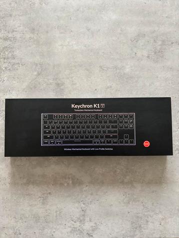 Toetsenbord Keychron K1 - Draadloos, red switches, RGB leds beschikbaar voor biedingen
