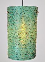 Vintage Hanglamp polyester sugar tube groen suiker ‘60, N, Vintage, Ophalen of Verzenden, N