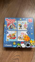 Woezel en Pip 4 puzzels in 1 doos, Ophalen, 10 tot 50 stukjes, Zo goed als nieuw, 2 tot 4 jaar