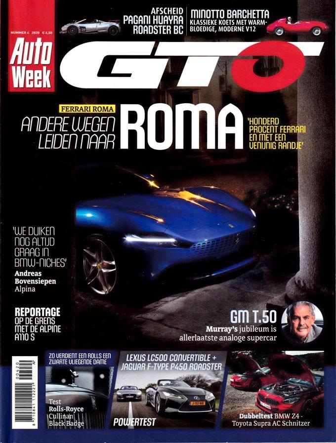 GTO 4 2020 : Ferrari Roma - Alpine A110 - Jaguar F-Type Cabr, Boeken, Auto's | Folders en Tijdschriften, Gelezen, Algemeen, Ophalen of Verzenden
