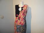 Joseph Ribkoff mooie jurk hardware deel hals bloemen 40, Kleding | Dames, Jurken, Maat 38/40 (M), Overige kleuren, Verzenden, Joseph Ribkoff