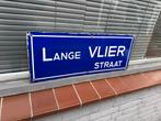 Oud straatnaambord Lange Vlierstraat, Ophalen of Verzenden