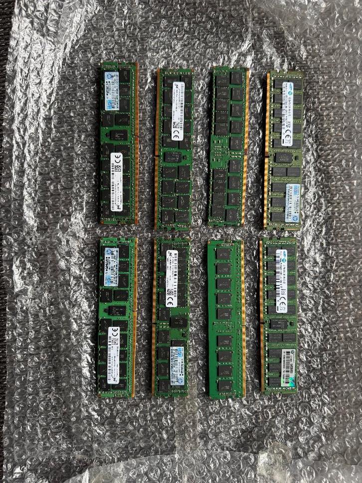8x 16GB SK Hynix DDR4 ECC RAM - PC4-2133P (Totaal 128GB), Computers en Software, RAM geheugen, Zo goed als nieuw, Server, 16 GB