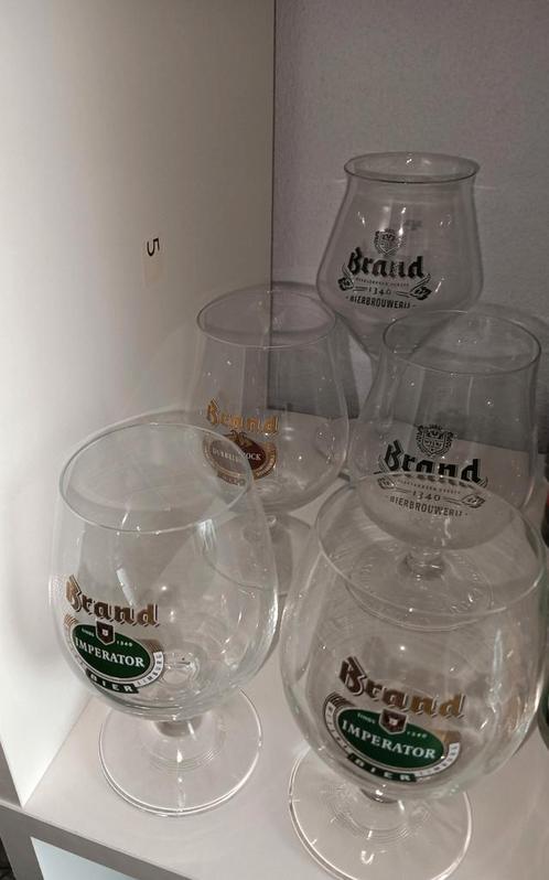 Vintage Brand Bierglazen en Smaakgids, Verzamelen, Biermerken, Zo goed als nieuw, Glas of Glazen, Brand, Ophalen of Verzenden