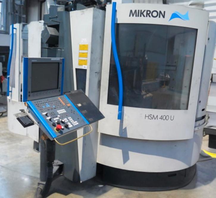 5-assige Cnc-freesbank Mikron HSM 400U (grafietfrezen), Zakelijke goederen, Machines en Bouw | Metaalbewerking, Ophalen
