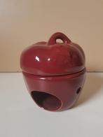 Geurolie brander kaarsenhouder appel, Ophalen of Verzenden, Gebruikt, Minder dan 25 cm