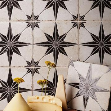 Portugese tegels sterdecor -groen - blauw - zwart - 45x45 cm beschikbaar voor biedingen