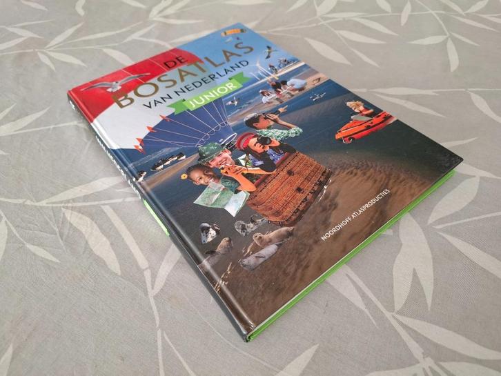 De BOSATLAS van NEDERLAND Junior, Boeken, Kinderboeken | Jeugd | 10 tot 12 jaar, Zo goed als nieuw, Non-fictie, Ophalen of Verzenden