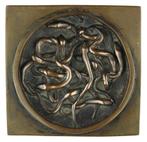 PENNING 2002 Eric Claus : Slangenkuil | Snake-pit, Verzenden, Brons, Nederland