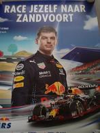2 GROTE MAX VERSTAPPEN PLASTIC POSTER+DISPLAY+POSTER NU 40€, Verzamelen, Automerken, Motoren en Formule 1, Ophalen of Verzenden